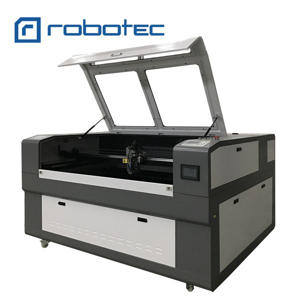 

robotec co2 laser engraving machine mini metal wood laser cutting machine with reci tube 150w 180w metal cutter