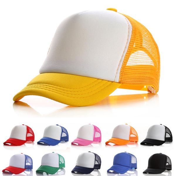

1-12y baby baseball cap boy girl summer hat kids hats big girls boys sun hat for children nonnet caps toddler muts zonnehoed gqdrc, Yellow