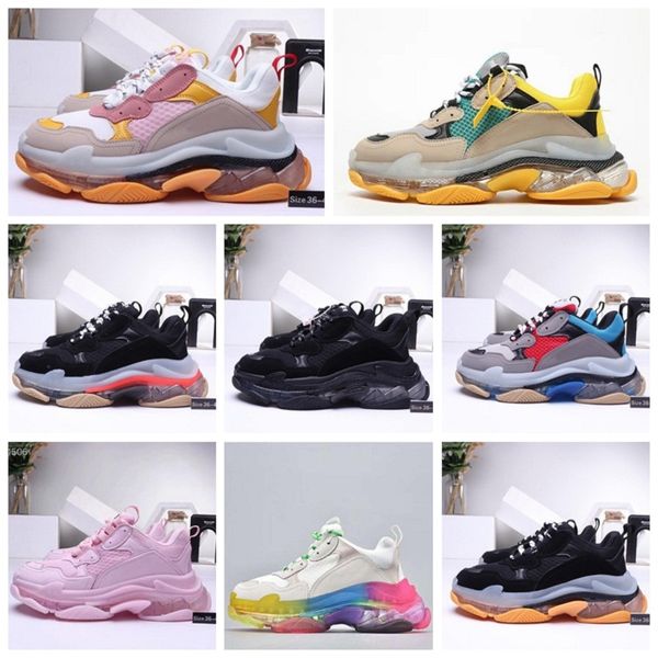 

k09 2020 17fw triple-s dad upcoming react element pack white sneakers brand men women trainer men women designer running shoes zapatos