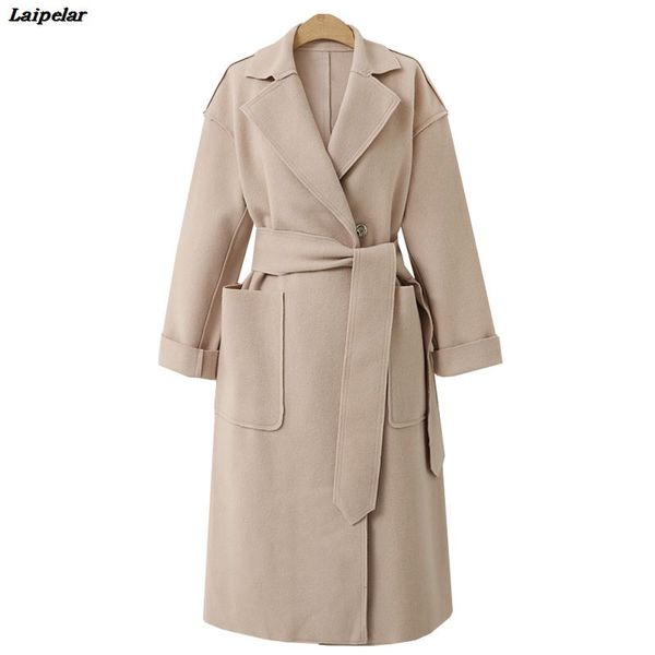 

autumn winter suit blazer women 2018 casual formal wool coat elegant work office lady long sleeve blazer mujer outerwear, Black