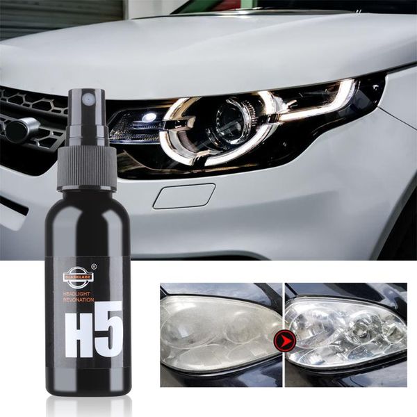 

50ml car headlight maintenance clean retreading agent spray polish repair fluid