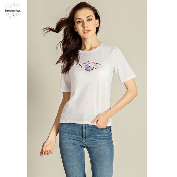

dropship t shirt женщины tee scoop шеи рубашки femme poleras de mujer moda 2019 harajuku друзья ulzzang camisetas graphic tees, White