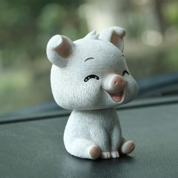 

piggy shaking car decoration car decoration home shaking head doll interior