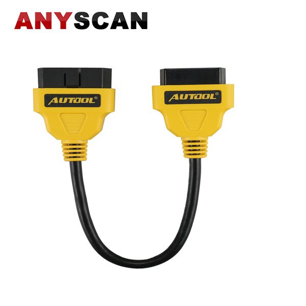 

autool obd obd2 extension cable 16 pin 30cm car diagnositc cables connectors male to female