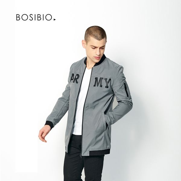 

bosibio mens autumn trench coat male gray slim fit long jacket coats fashion men stand collar thin overcoat 99083, Tan;black