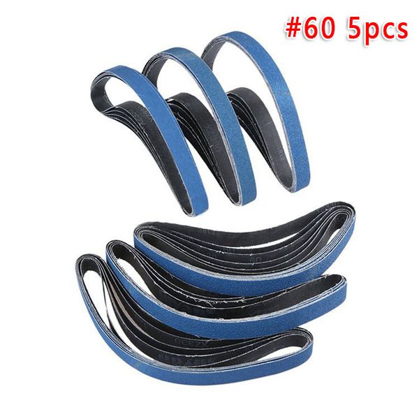 

5x 60/80/120girt grit sanding abrasive belts sharpening polishing grinding tool