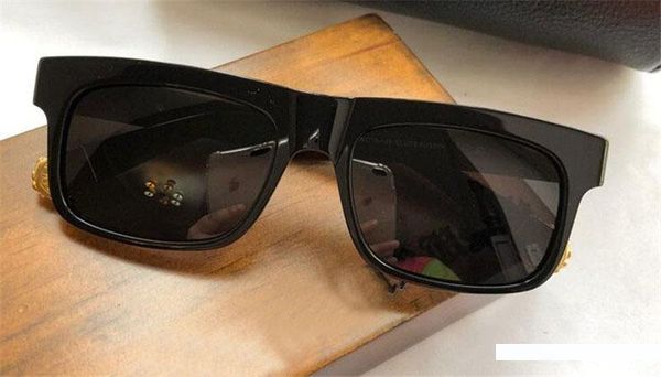 

новые популярные ретро мужские солнцезащитные очки, sluss панк-стиль дизайнер ретро квадратную рамку с кожаным покрытием коробки отражающей, White;black