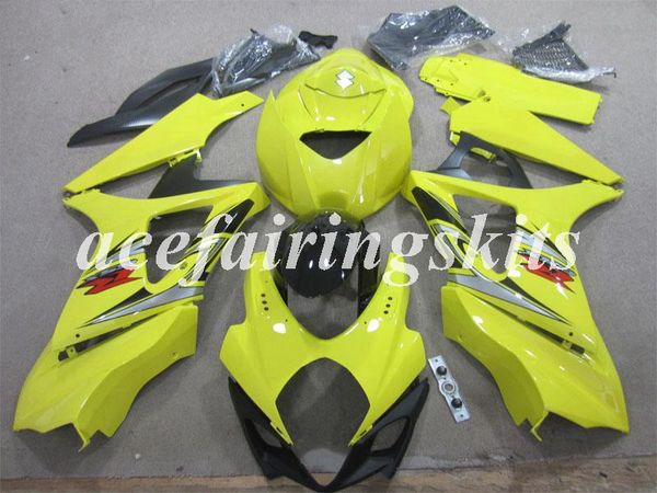 

4 gifts new abs motorcycle full fairings set fit for suzuki gsx-r1000 k7 2007 2008 07 08 bodywork set bright yellow