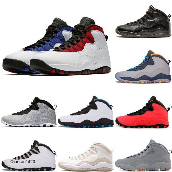 

10 10s tinker basketball shoes westbrook cement powder blue chicago bobcats white black new mens trainer athletic sports designer sneaker
