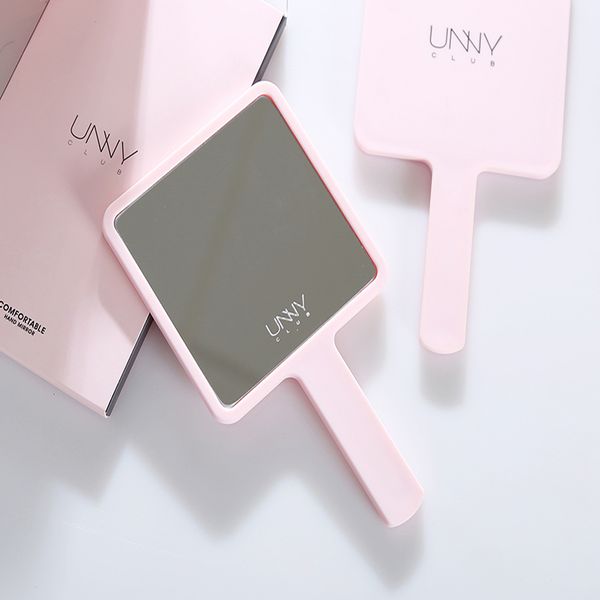 

pink girl heart makeup mirror hand-held mirror portable