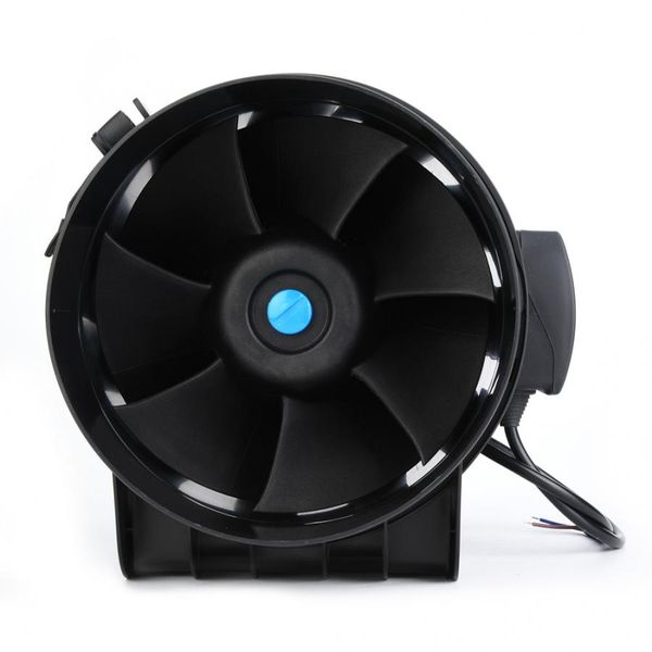 

hi-200ec 8in air blower ec motor ventilation 3500rpm exhaust fan duct fan 760cfm 200mm pwm adjustable rate controller