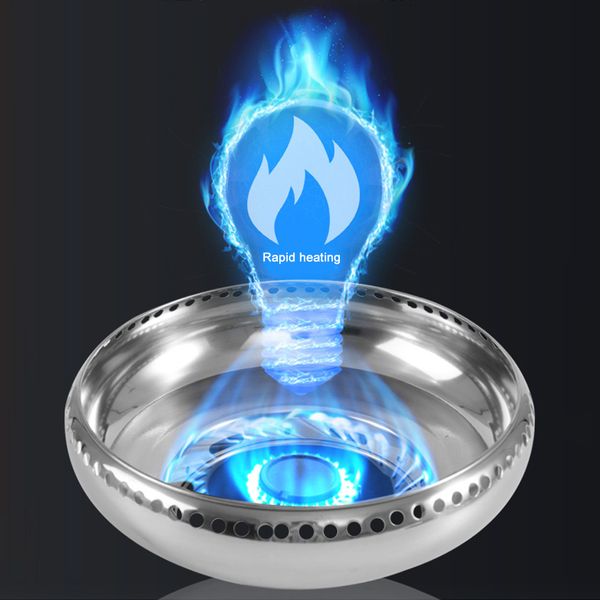 

модернизированная теплоизоляция из нержавеющей стали двухслойная крышка газовой плиты соберите огонь дома на открытом воздухе кемпинг универ