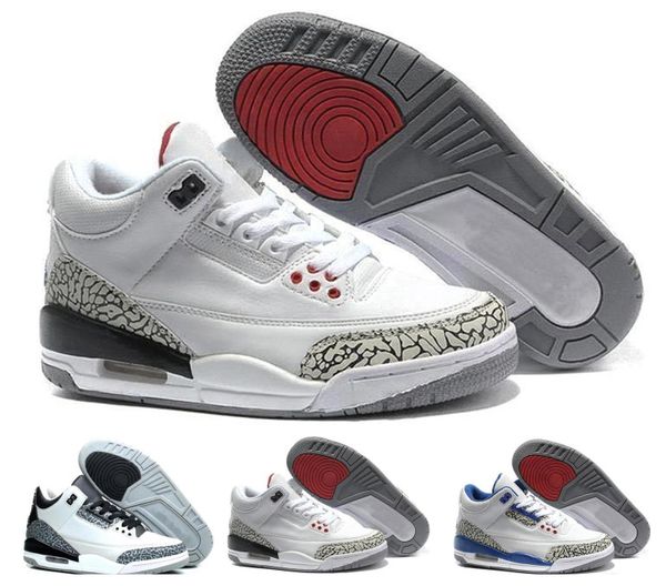 

retro new white black cement 2018 infrared 23 wolf grey basketball shoes sneakers for men 3 3s good quality version us size 8-13, White;red