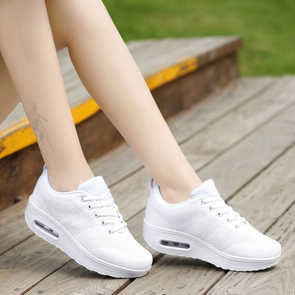 

kancoold mesh breathable thick women shoes leisure bottom sport shoes classic wear-resistant bottom basicladies sneakers