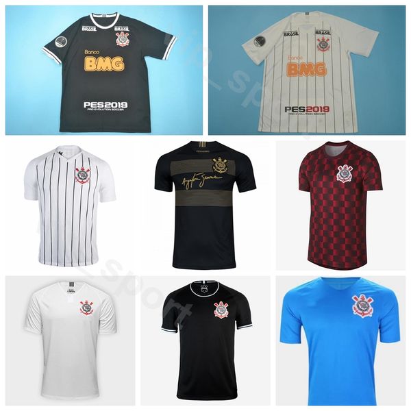 

brazilian brazil club camisas paulista soccer 10 jadson jersey 19-20 men 22 vital 12 cassio 6 augusto 11 romero football shirt kits uniform, Black;yellow