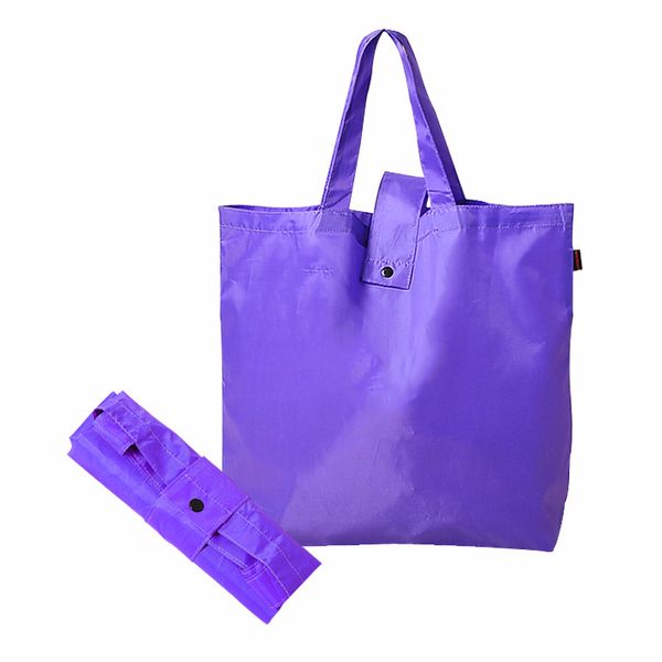 

new 2 colors large reusable folding shopping bags portable nylon bags thick bag foldable waterproof ripsshoulder bag handbag