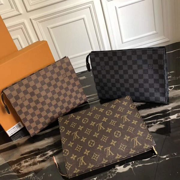 

Letter flower coffee black lattice men bag women wallet co metic bag zipper de igner handbag 13 loui 13 vuitton 13 pur e