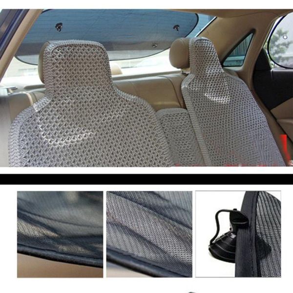 

tech car rear window screen sunshade windshield car sun shade mesh cover uv rays sun visor protector accessories #0613