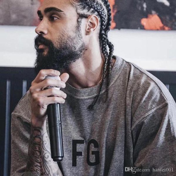 

19ss fear of god 6th inside out fg letter printed t-shirt casual fog gsummer breathable short sleeve hip hop street skateboard tee hftttx092, White;black