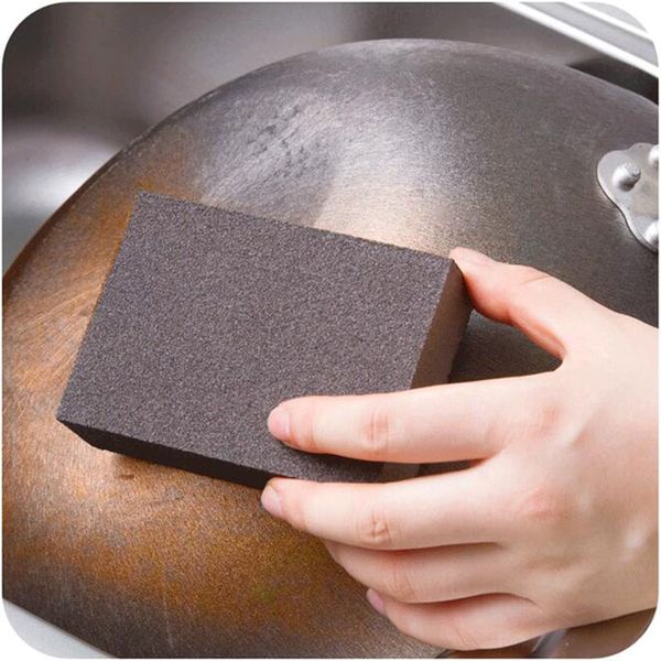 

sponge magic eraser removing rust cleaning cotton emery sponge melamine sponge kitchen descaling clean rub pot tool