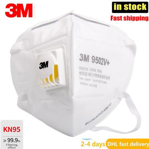 

in stock ce certificate 3m n95 face mask 9501+ 9001v with respirator valve ffp2 mask anti dustprotective dustproof pm2.5 protective mask