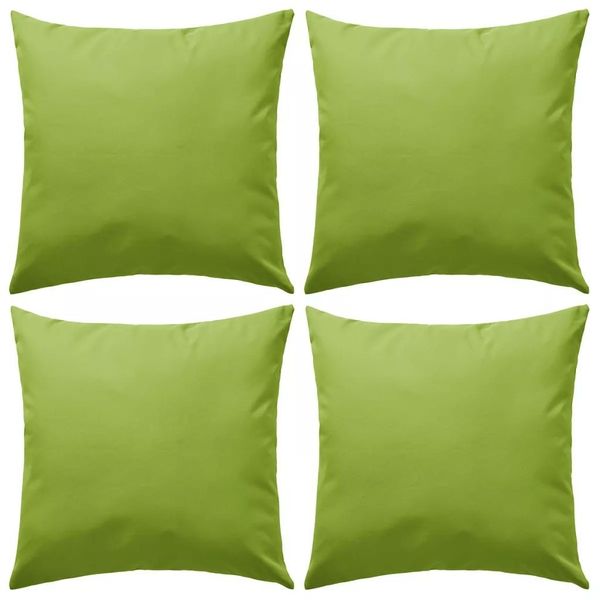 

outdoor pillow 4 pcs 45 x 45 cm apple green bedroom furniture