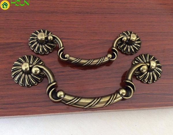 2019 Bronze Drop Pull Drawer Pulls Handle Vintage Dresser Handle