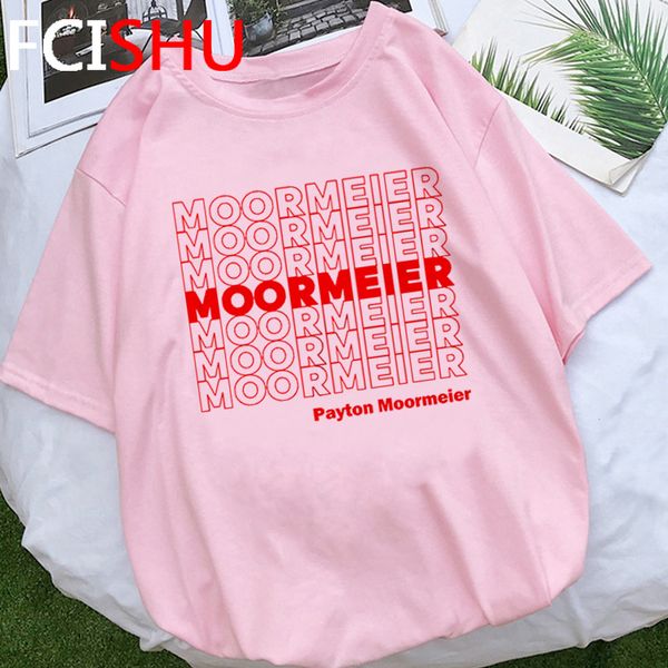 

payton moormeier merch funny t shirt men moormeier repeat graphic t-shirt hip hop streetwear tshirt fashion tees male, White;black