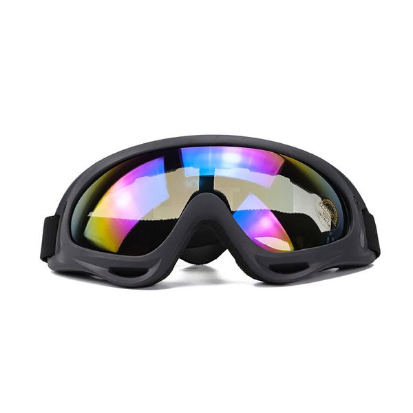 

x400 тактические очки uv400 ветрозащитные спортивные лыжные очки высокое качество анти-шок и пыль промышленные трудовые защитные очки, Black;white