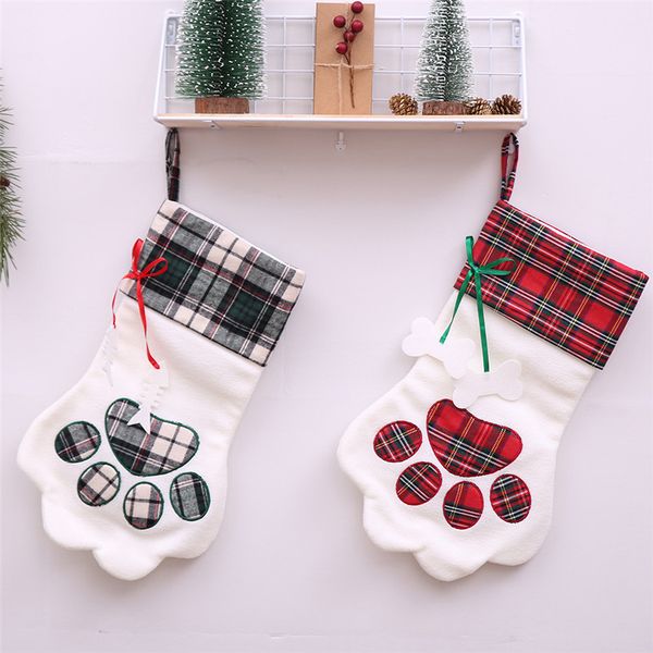 

christmas gift box bags pet stocking cat dog christmas tree decorations for home baby shower boy girl gifts bag navidad