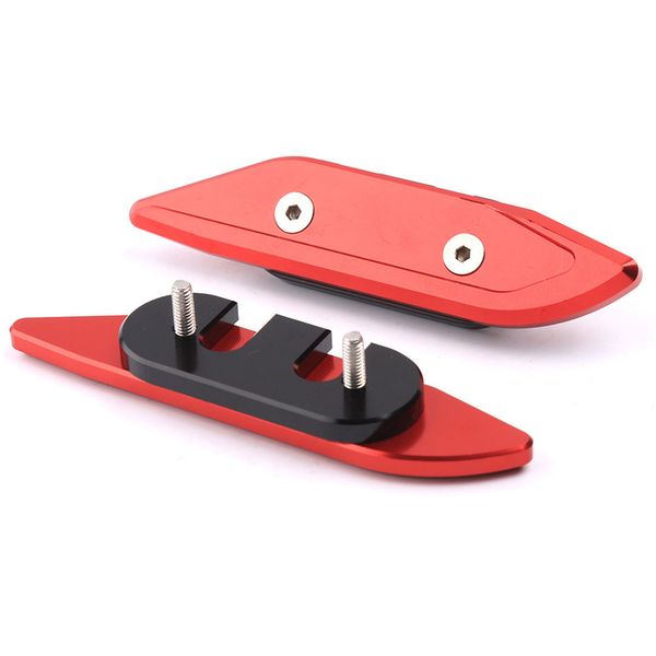 

yaterku 2 x cnc aluminum hole protection cover mirror motorcycle rear hole mirror cover protector for t-max 530#809y20