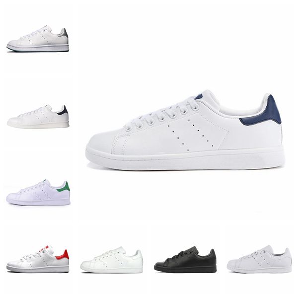 

2019 new designer newsest stan shoes fashion brand smith leather men women classic flats casual shoes
