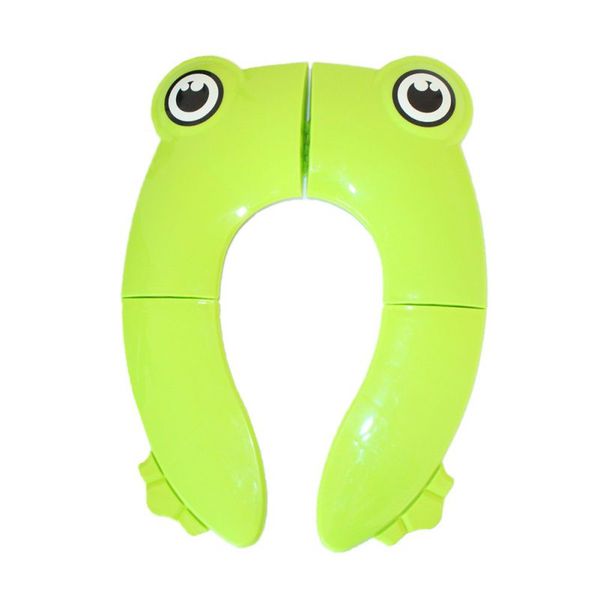 

1pc kids non slip no falling travel folding portable potty training seat cartoon children's candy colored toilet seats