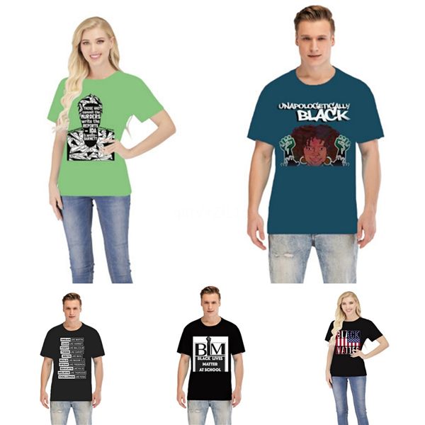 

black lives matternew men women t-shirts fashion summer short sleeve classic designer printing clothes casual tees #36553, Gray;blue