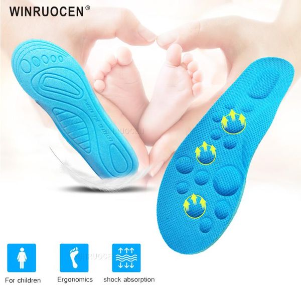 

children orthopedic insoles for kids flat foot arch support ortc shoes pads soft sport running cushion inserts insole, Black