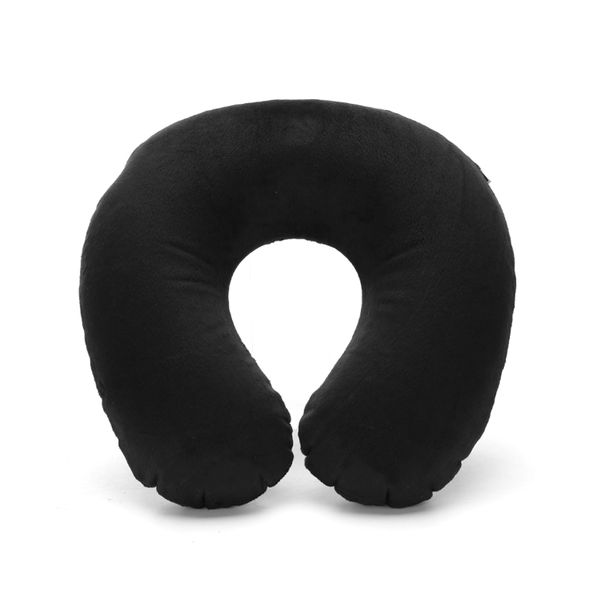 

1pcs u shaped travel pillow car air flight inflatable pillows neck support headrest cushion soft nursing cushion 4 color
