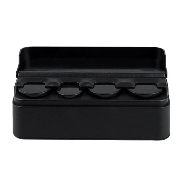 

car coin box car portable plastic purse auto parts black