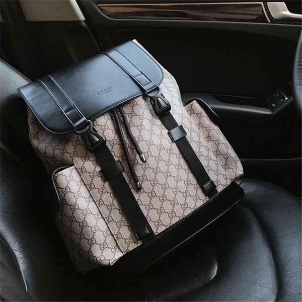 

De igner backpack for men and women genuine leather luxury backpack new fa hion chool bag