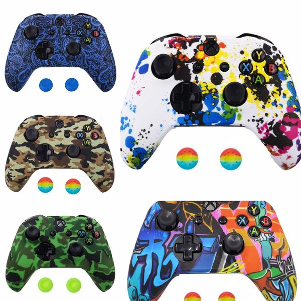 

4htw5 custom party scare patterned soft touch upper front shell housing case kit for 1698 one elite controller model xbox