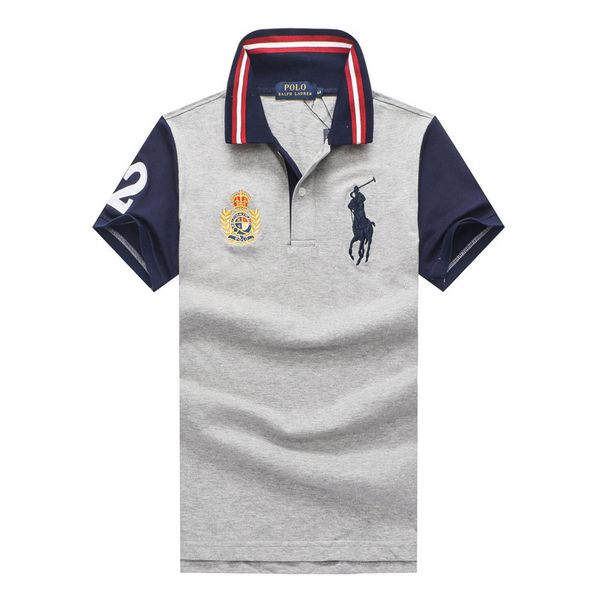 

ralph mens lauren short sleeve classic designer polo high end luxury t-shirt fashion sports tshirt boutique pony embroidery polo wild tshirt, White;black