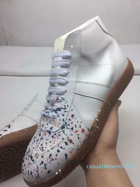 

new fashion mmm men flats designer mens kanye west shoes mens casual shoes 38-46 c20, Black