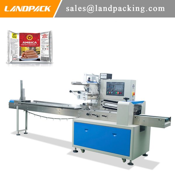 2019 Ham Sausage Horizontal Flow Pack Machine Food Pillow