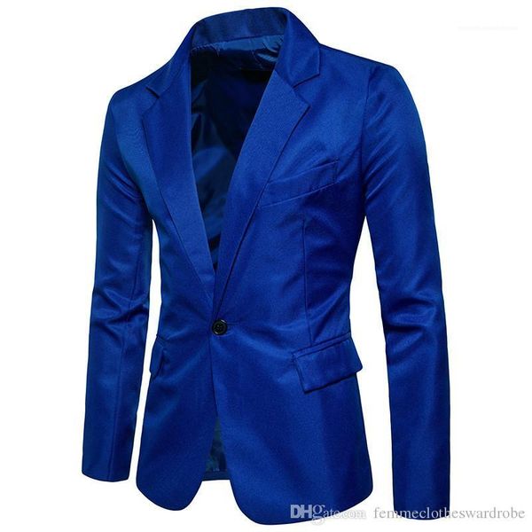 

sleeve lapel neck slim mens blazers fashion skinny male apparel solid color mens designer blazers long, White;black