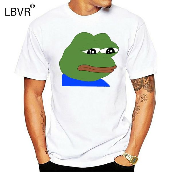 

brand88 - feelsbadman mens printed t-shirt, White;black
