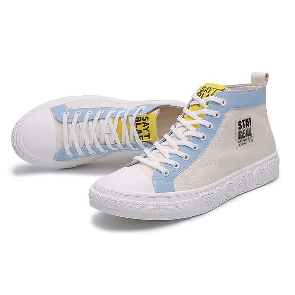 

canvas for man sneakers high shoes men fashion 2020 new runner shoes men casual sneaker man chaussure sport homme, Black