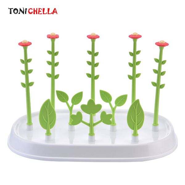 

Multifunction Detachable Feeding Bottle Drying Rack Nipple Shelf Baby Pacifier Feeding Cup Holder Hanging Rack T0342