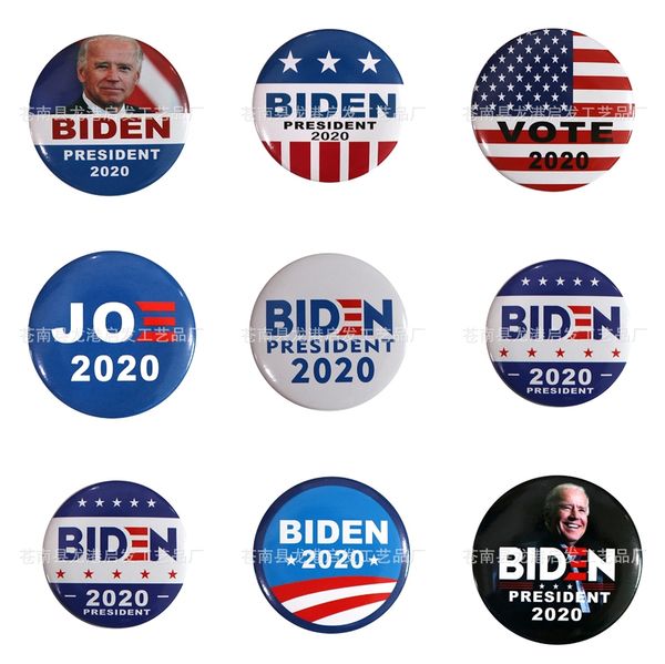 

retractable biden badge reel jewelry rhinestone round id biden badge holder #480, Silver