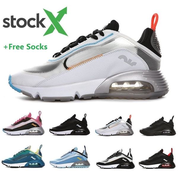 

stock x 2090 running shoes women men triple black white pink rise mex designer volt grey air trainers sports sneakers 5.5-12