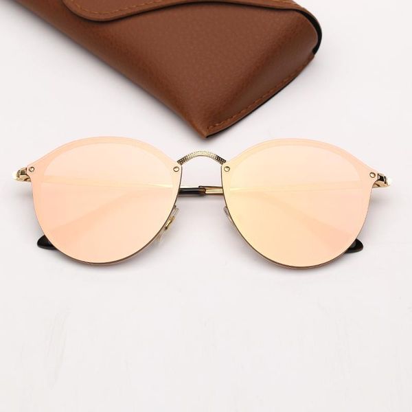 

designer women sunglasses brand fashion sun glasses cat eye mens sunglasses des lunettes de soleil with uv400 protection lenses leather case