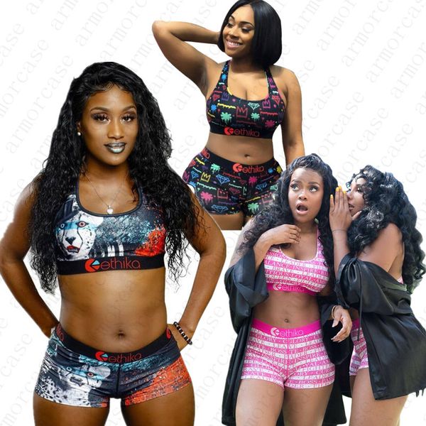 

designer womens bikini swimwear set horts swimsuit brand women bathing suits female tankin swimwear vest beachwear c6402